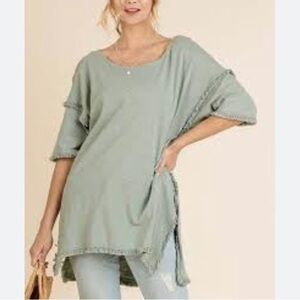 Umgee tunic green size‎ small